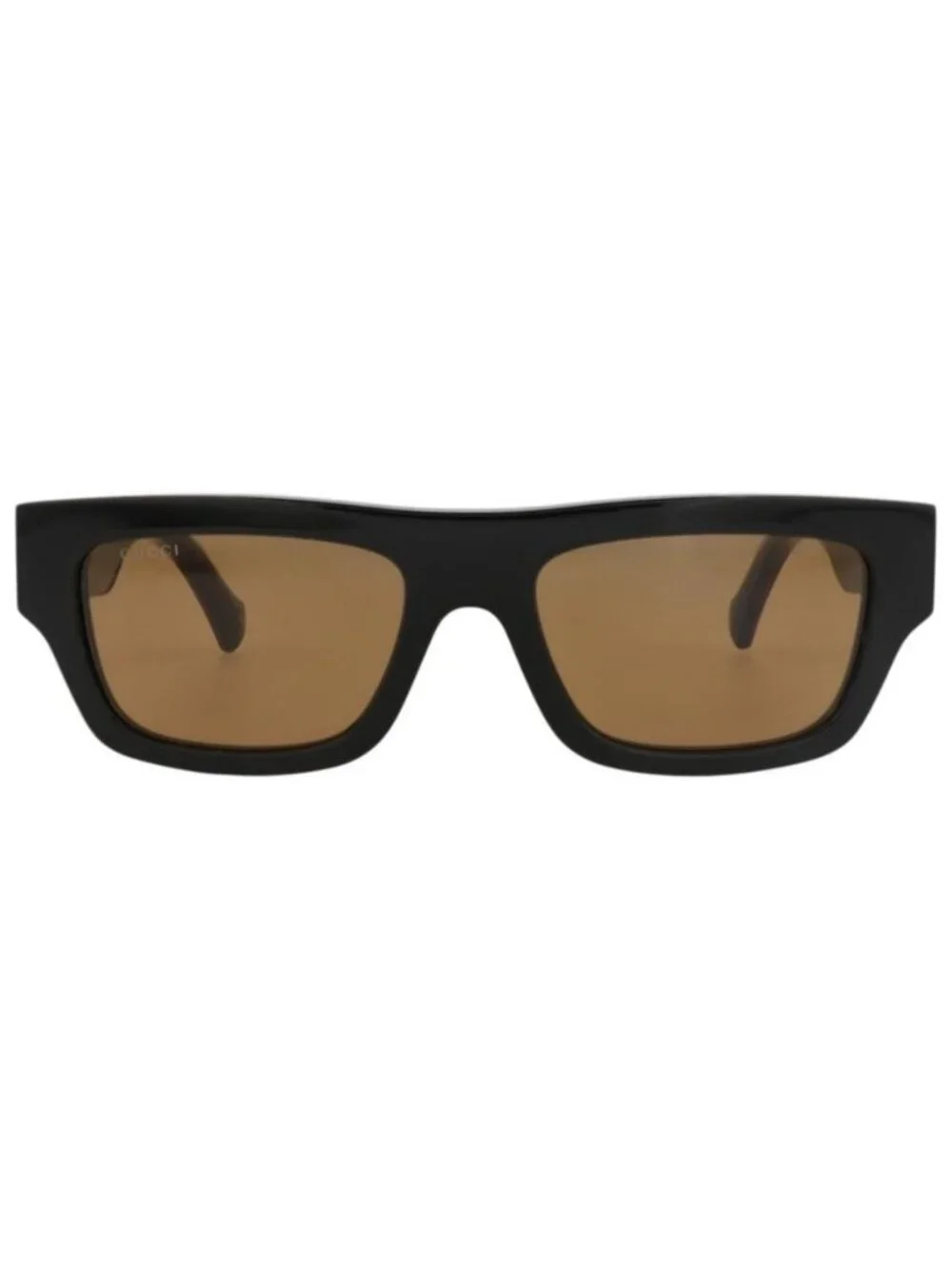 New Gucci Mens Square/Rectangle Black Havana Brown Fashion Designer Sunglasses
